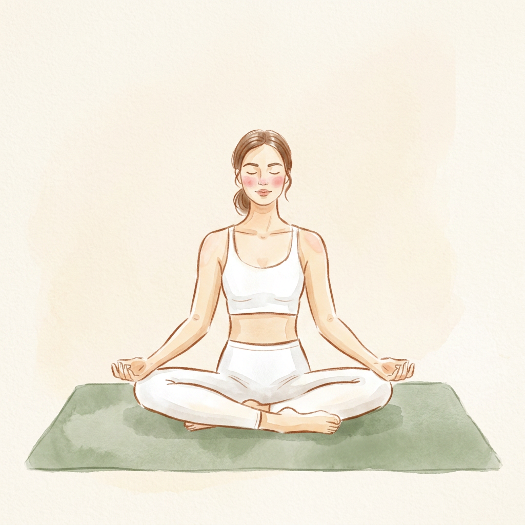 Illustration of Body Scan Meditation