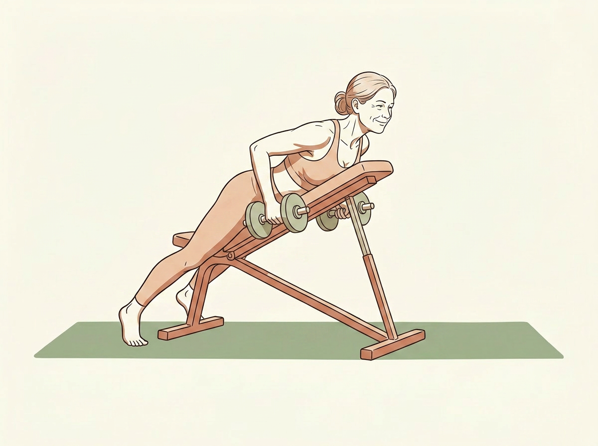Illustration of Chest-Supported Row