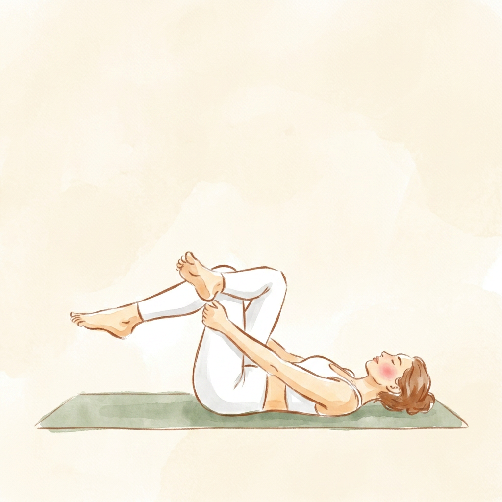 Illustration of Figure-Four Stretch