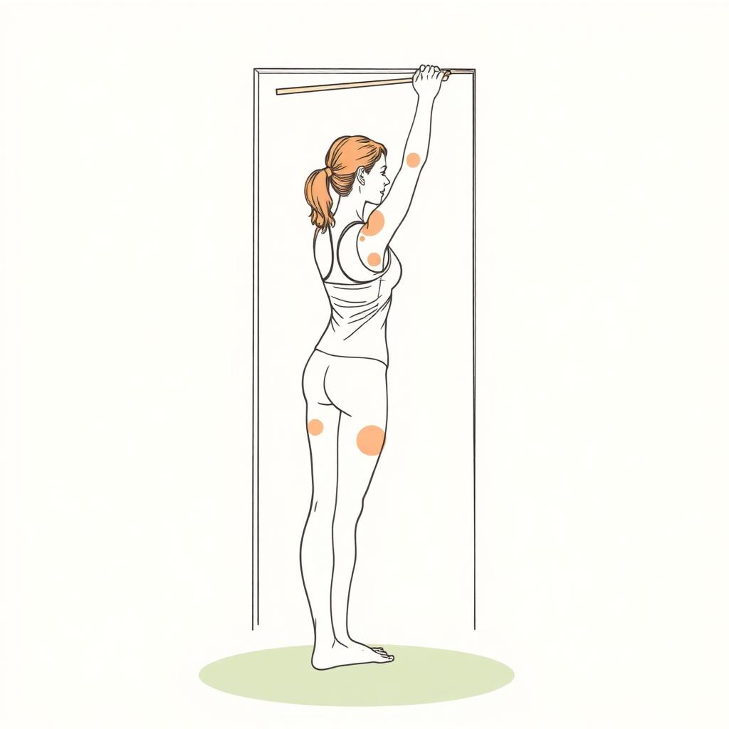 Illustration of Resistance Band Lat Pull-Down